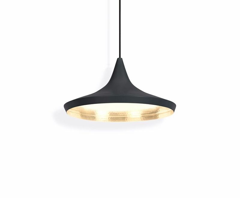 BEAT WIDE PENDANT LED - BLACK