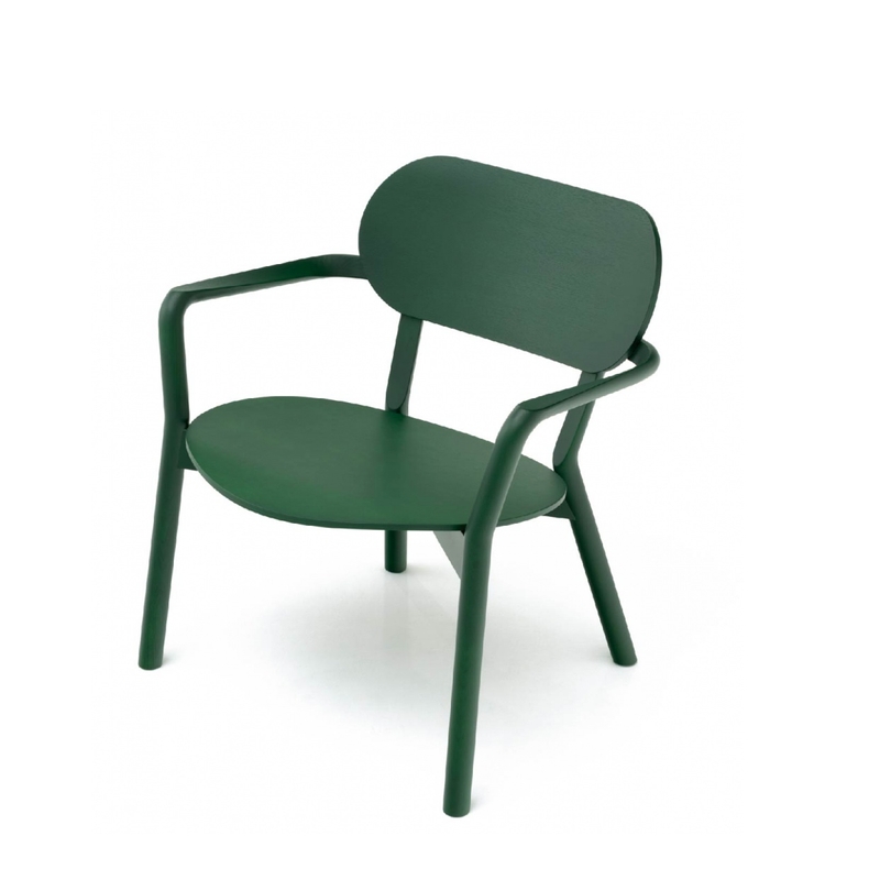Castor Low Chair - MOSS GREEN