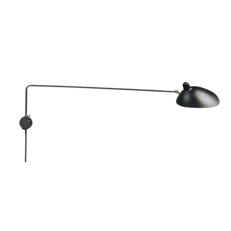 APPLIQUE MURALE 1 BRAS PIVOTANT/Serge Mouille