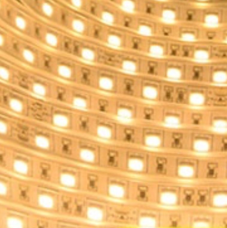 24VテープLED60LED/mシリコン防水 電球色 10m