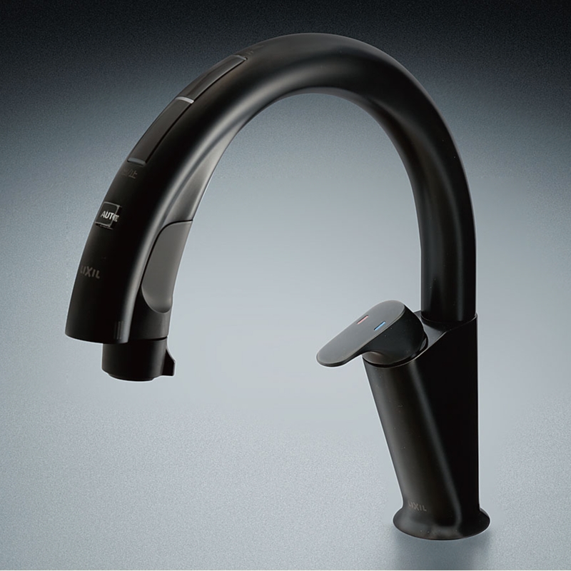 キッチン用タッチレス水栓（浄水器ビルトイン型）