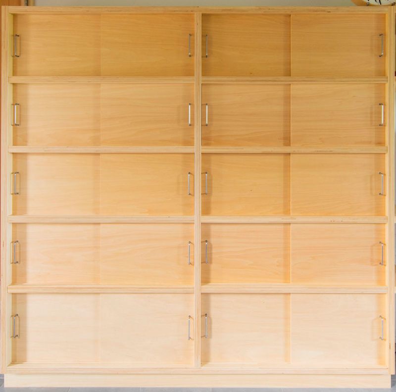 収納家具　シナ合板
