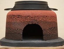 2合炊き版築かまど - アッシュレッド