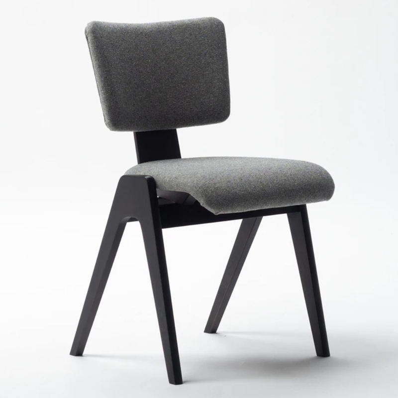 DWARF CHAIR - HOLM gray / charcoal brown