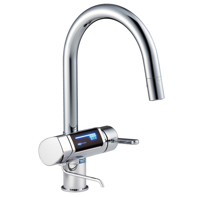 グラシア 電解水素水整水器シングルレバーキッチン混合栓(日本トリム製カートリッジ付)