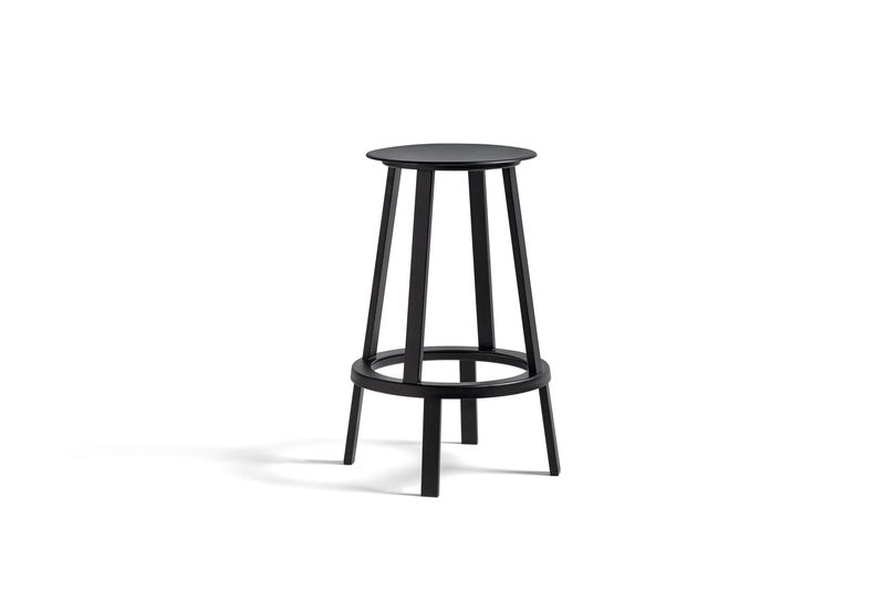 REVOLVER BAR STOOL LOW - ブラック