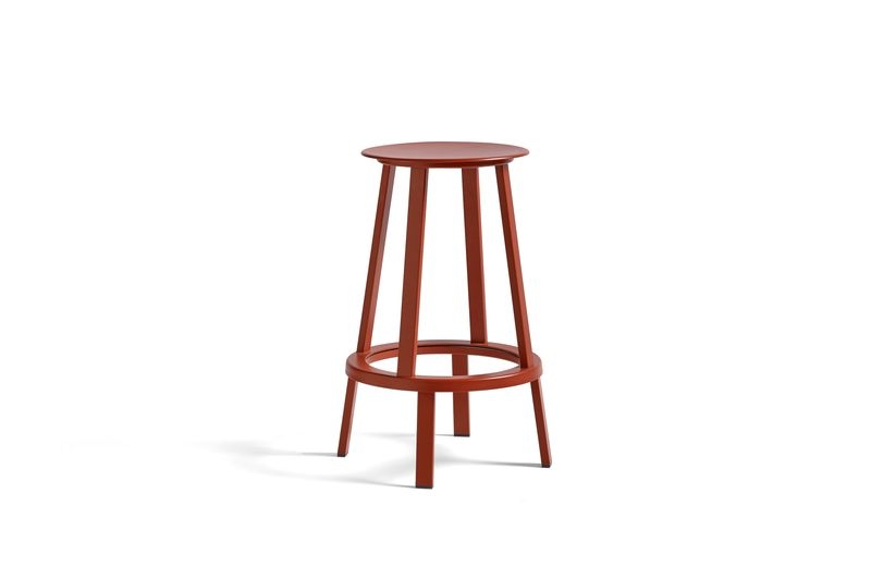 REVOLVER BAR STOOL LOW - レッド