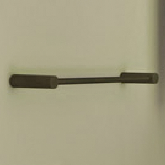 特注タオルバー 真鍮 灰染め