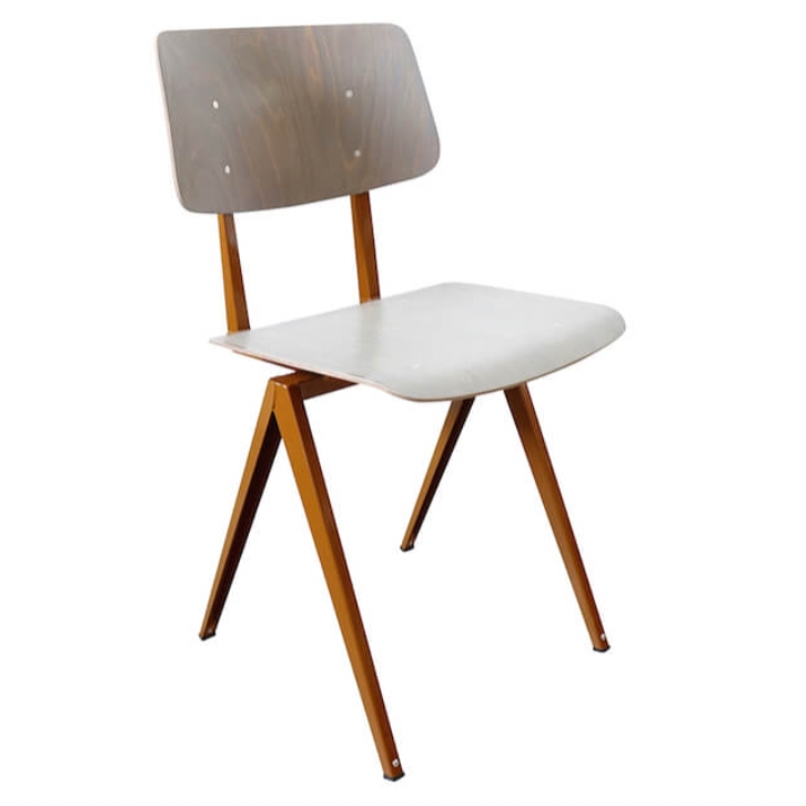 Model S.16 Chair - グレイ / ロームブラウン