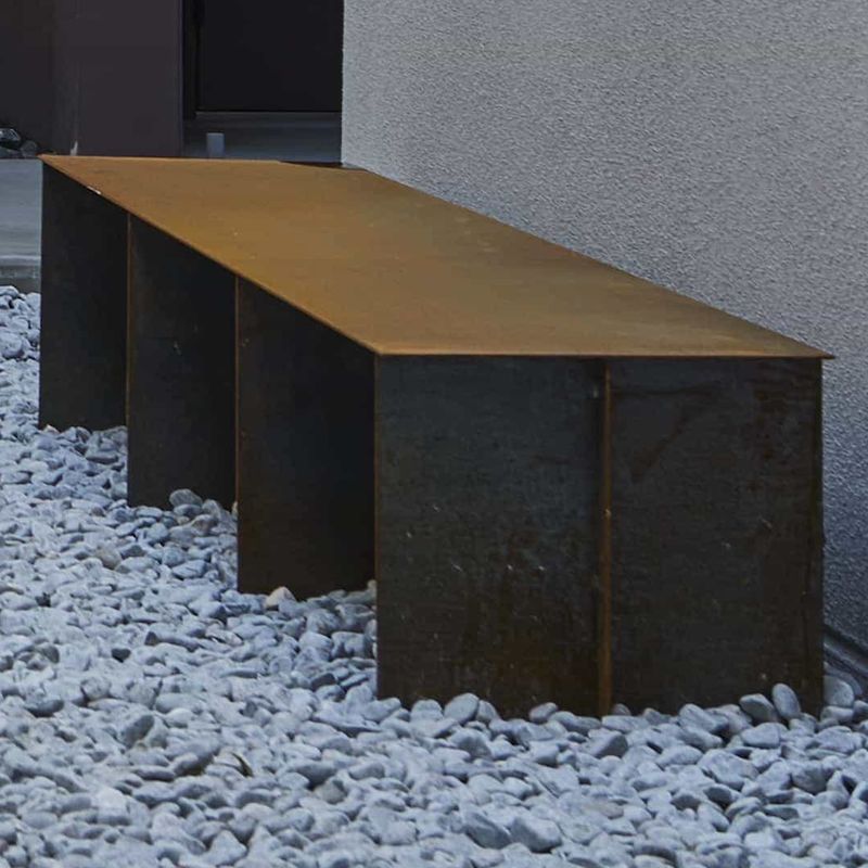 特注ベンチ コールテン鋼 t=3mm