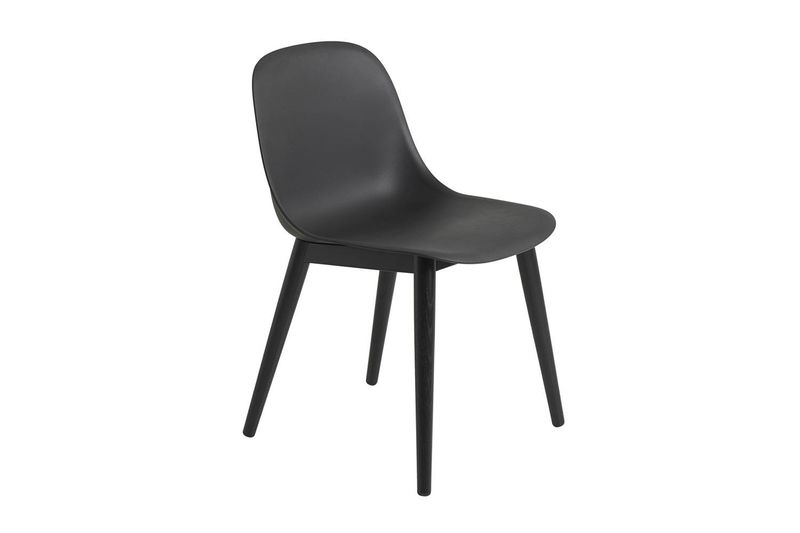 FIBER SIDE CHAIR / WOOD BASE