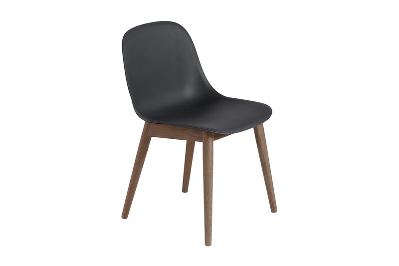 FIBER SIDE CHAIR / WOOD BASE