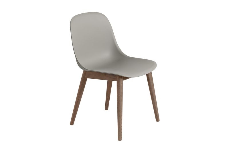 FIBER SIDE CHAIR / WOOD BASE