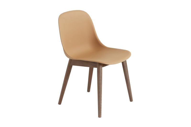 FIBER SIDE CHAIR / WOOD BASE