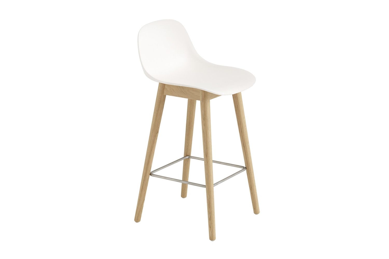 Fiber Counter FIBER COUNTER STOOL W. BACKREST / WOOD BASE | TECTURE(テクチャー)
