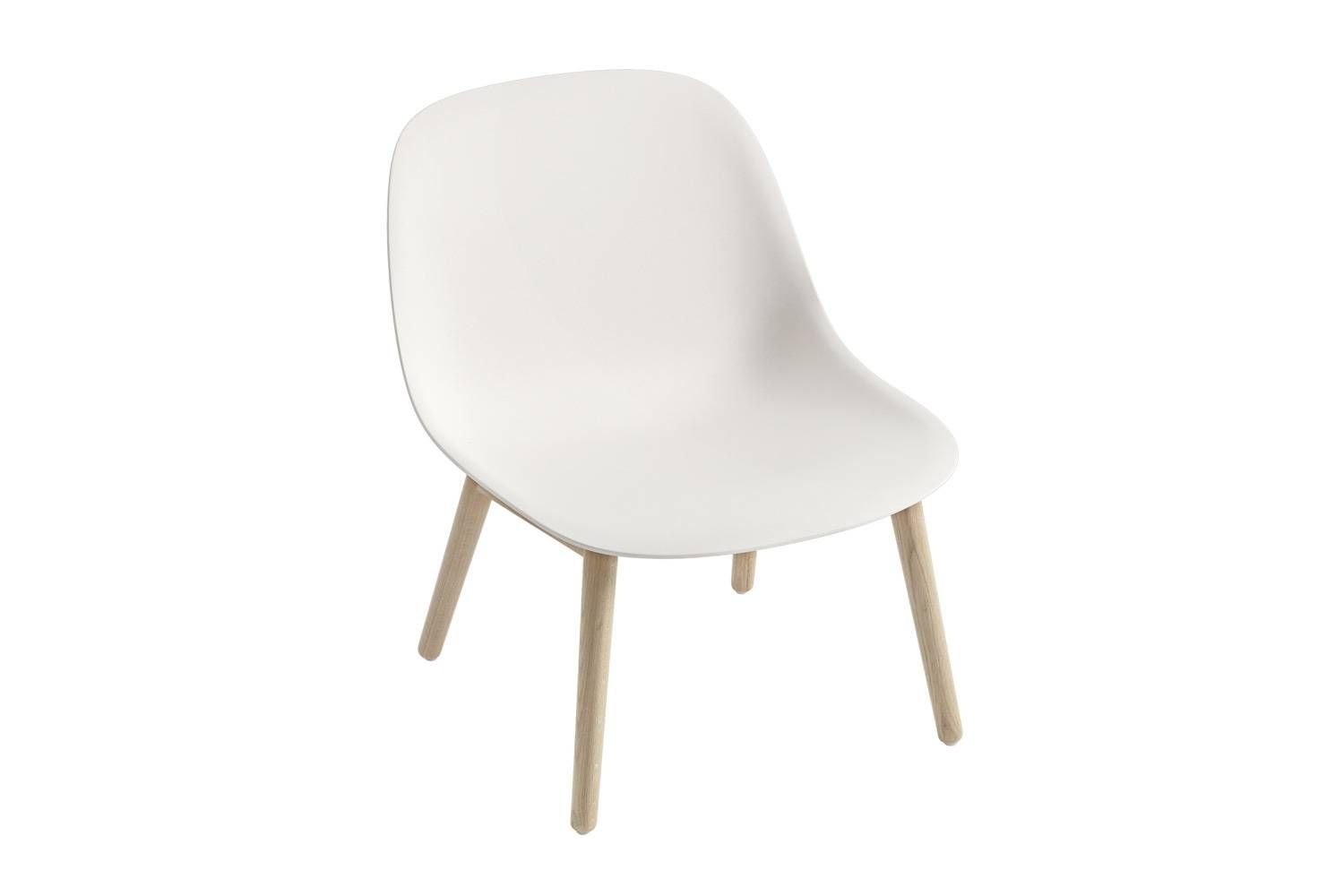 FIBER LOUNGE CHAIR / WOOD BASE