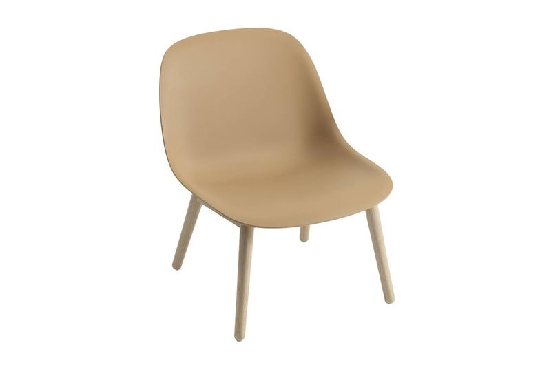 FIBER LOUNGE CHAIR / WOOD BASE