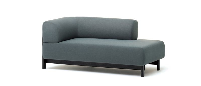 ELEPHANT SOFA CHAISELONGUE R - BLACK