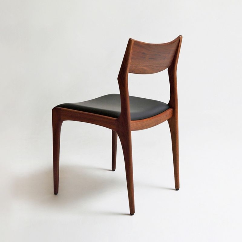 yu-dining chair/walnut