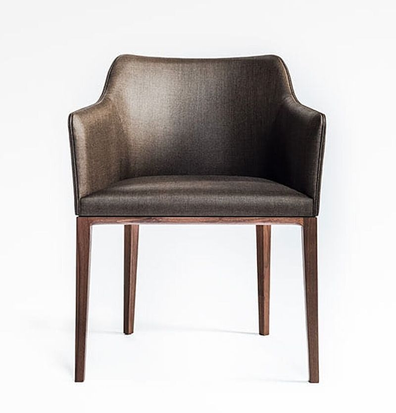 swing wood back lounge chair