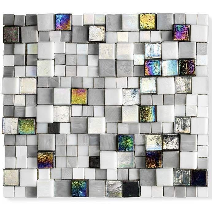 シチス ガラスモザイク/SICIS Glass Mosaic - シチスストラクチャ B＆W アンイーブン