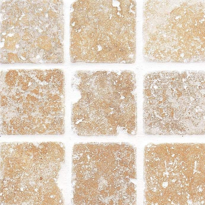 ニューコスマティー 100/New Cosmati 100 - ニューコスマティー100・50 トラバーチンノッチェ（100×100mm）