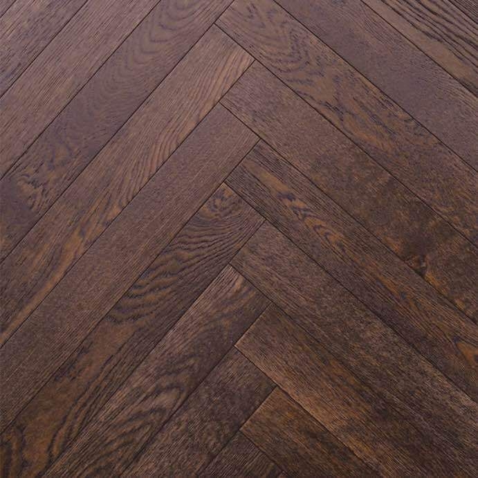 ノースウッド ヘリンボーン/North Wood Oak - ノースウッドヘリンボーン オークブラウンクラフト仕上げ