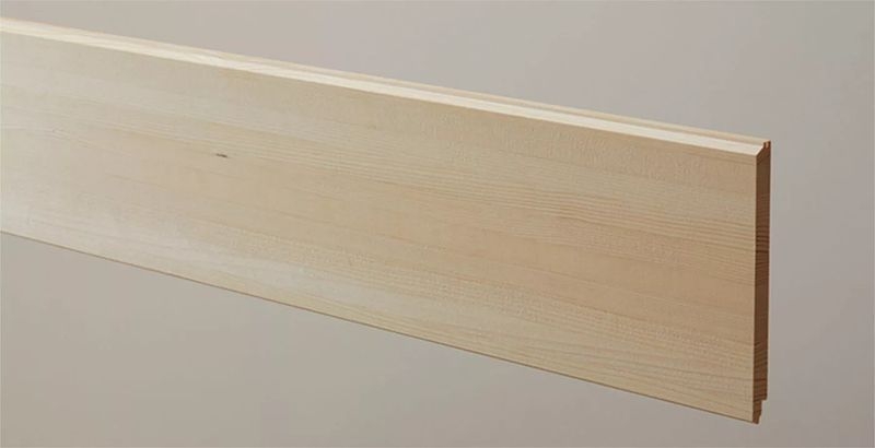 スプルース/無垢/挽き板 - Fフラット 無塗装品