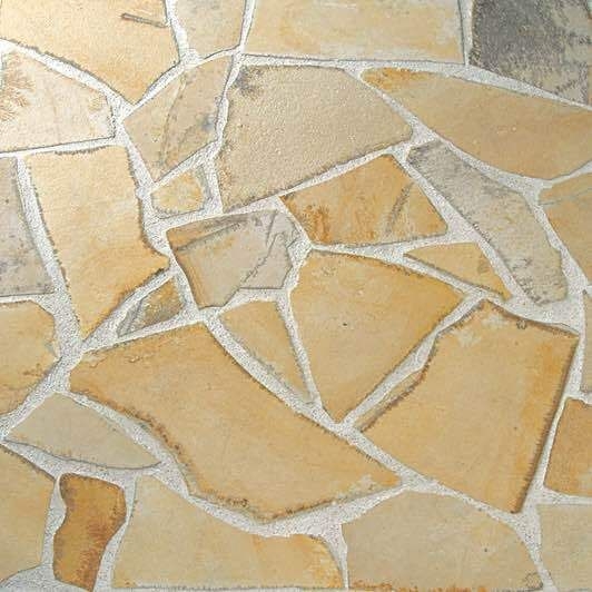 乱形石材・外構石材/Exterior Stone - ストローブホーン （ライムストーン）(乱形) 厚さ1319mm