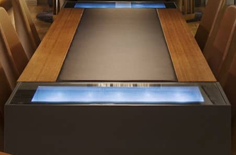 特注テーブル t=19mm d=38mm 竹集成材縦積層先端 10mmテーパー仕上げ