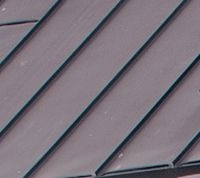 Anthra-zinc standing seam roof