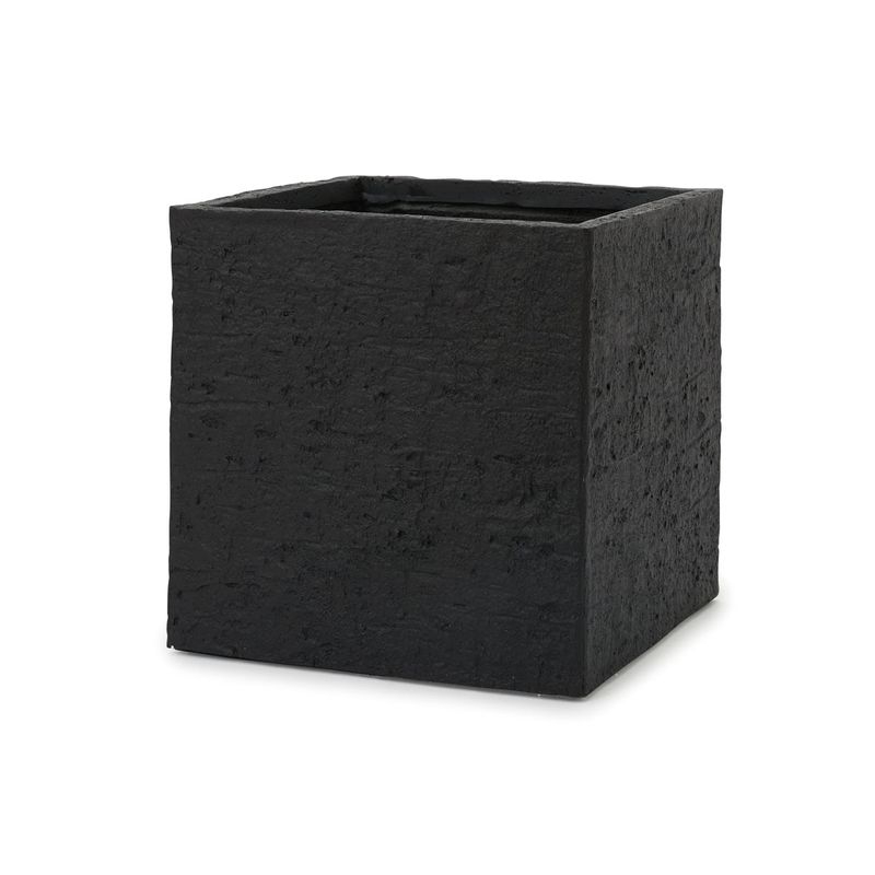 ファイバークレイ/ベータ キューブプランター ベアロック - S 36 ブラック