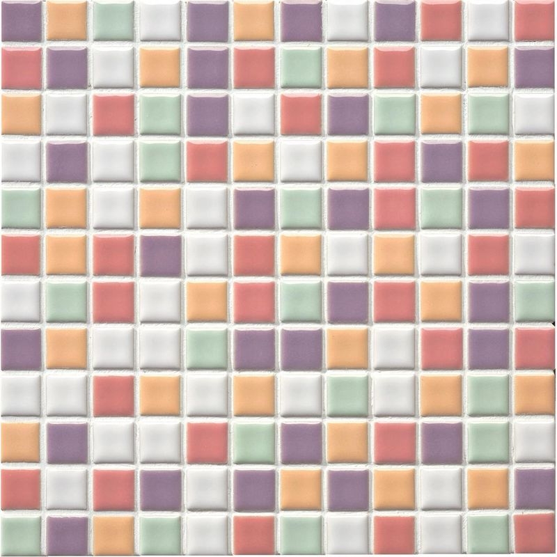 ART MOSAIC 22.5/アートモザイク施釉22.5角 - 22.5角 ミックス貼り（紙貼り）