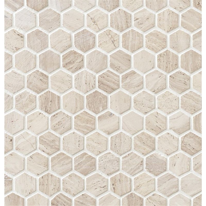 MARBLE GEOMETRY/マーブルジオメトリー - 18×15 六角形（裏ネット貼り）