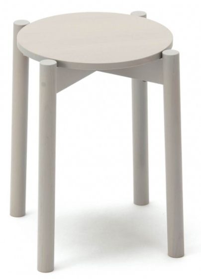 CASTOR STOOL PLUS  - GRAIN GRAY