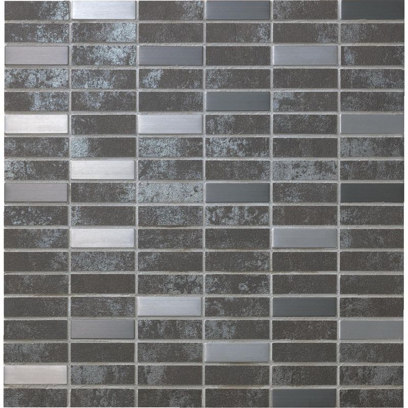 JAZZ METAL/ジャズメタル - 47.5×14.5角 タイル+ ステンレス（裏ネット貼り）
