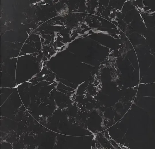 アルーラドライバック マテリアル/ALLURA - black marble circle