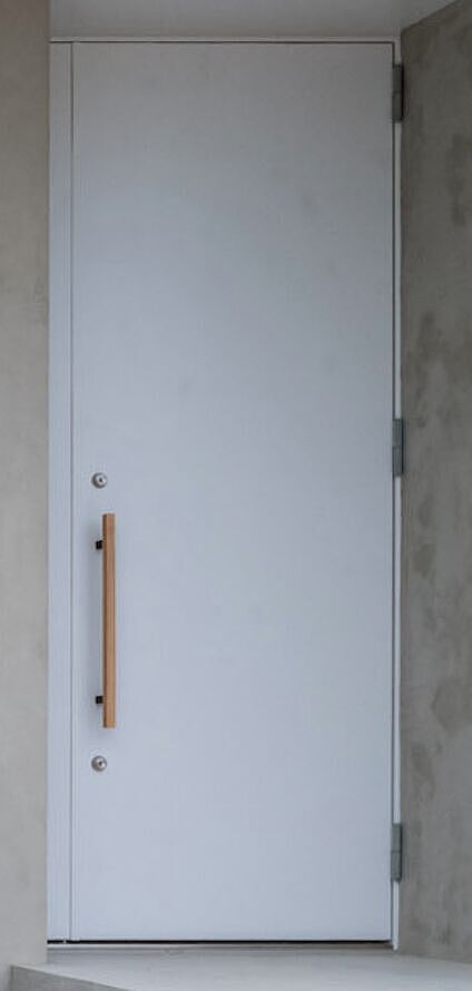 特注玄関建具　スチール ローバル 焼き付け塗装