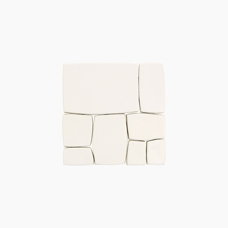 テゴネタイル - ホワイト/Square Round