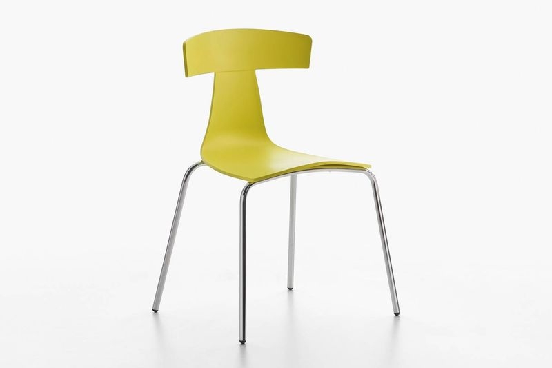 レモ プラスチックチェア スチールレッグ