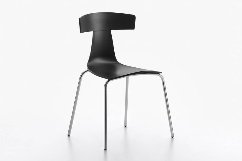 レモ プラスチックチェア スチールレッグ