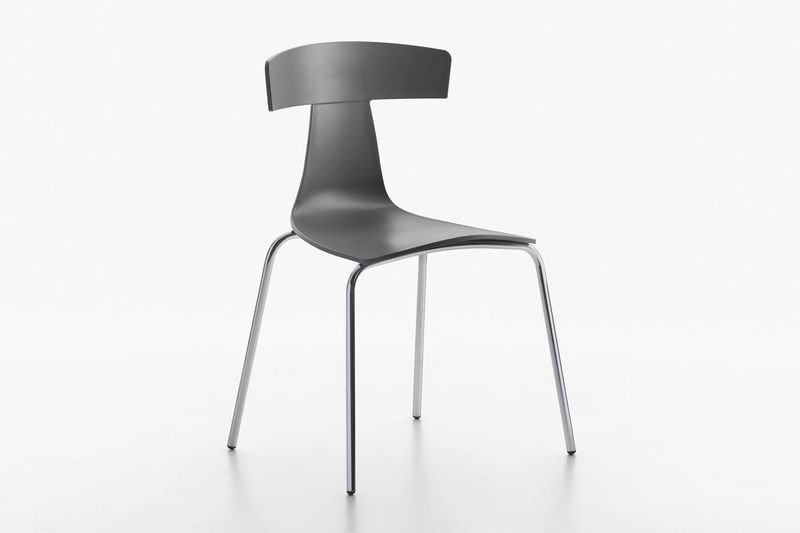 レモ プラスチックチェア スチールレッグ