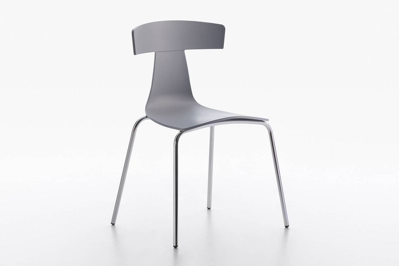 レモ プラスチックチェア スチールレッグ