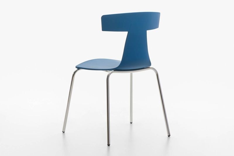 レモ プラスチックチェア スチールレッグ