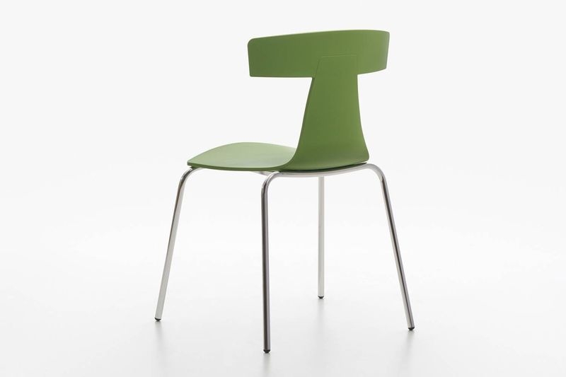 レモ プラスチックチェア スチールレッグ