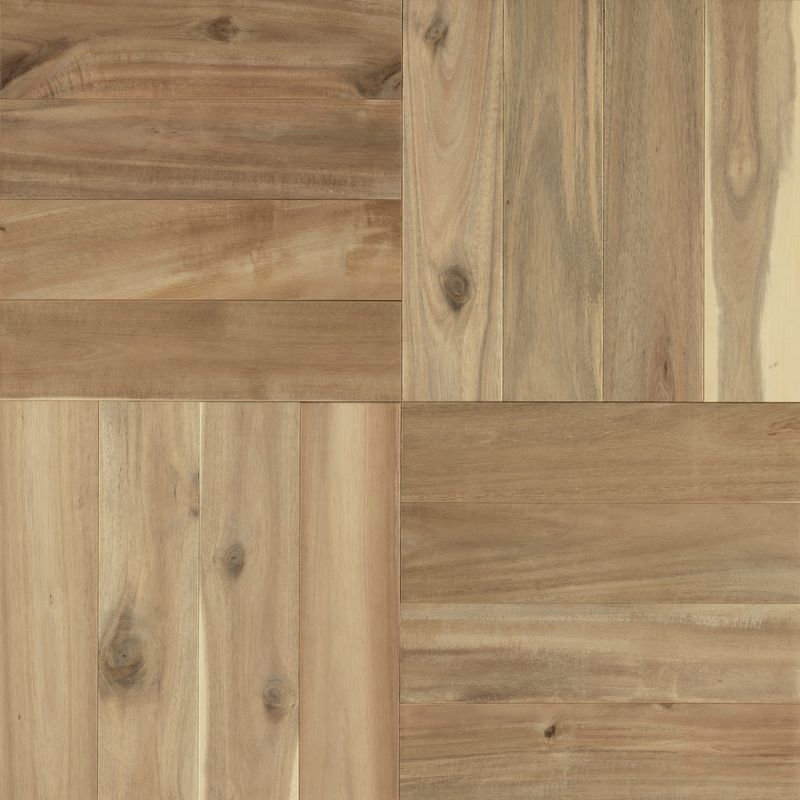 ビッグリーフアカシア パーケット こってり - 無塗装