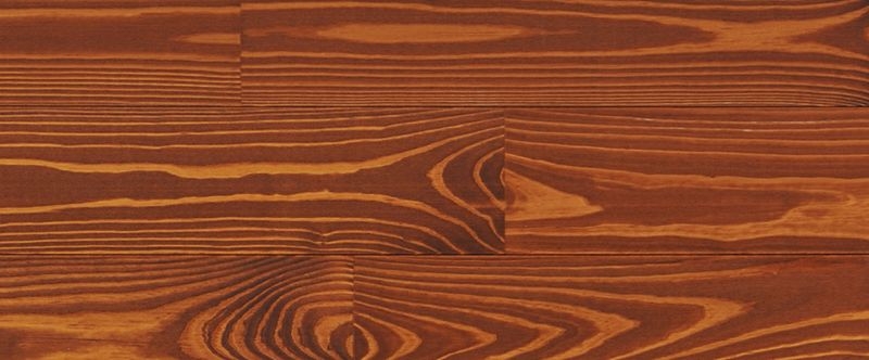 あづみの松 152 浮造り 無地上小 - Uコート塗装（赤錆 AKASABI）