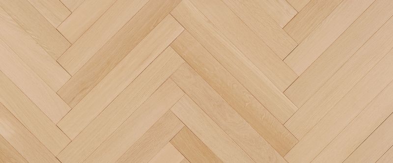 ホワイトオーク ヘリンボーン スタンダード - 無塗装