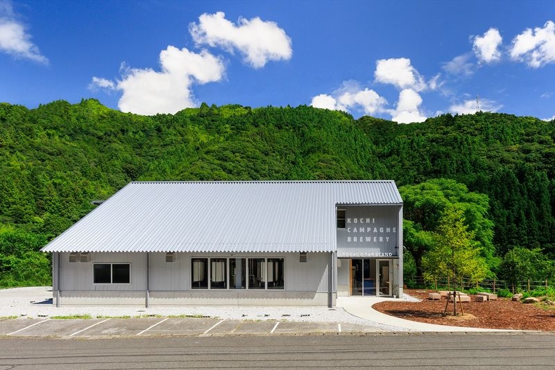 物部川河岸のブルワリー 