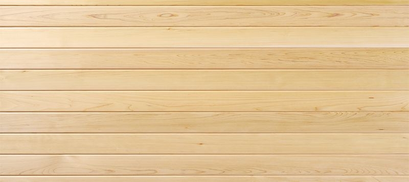 青森ヒバ 無垢パネリング 90mm巾 国産材/無節小節 Arbor針葉樹白木用オイルワックス - 長さ1820mm ソリッドワンピース